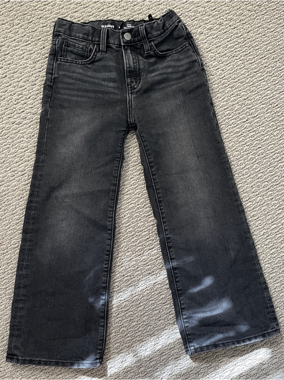 Old Navy Black Straight-Leg Jeans